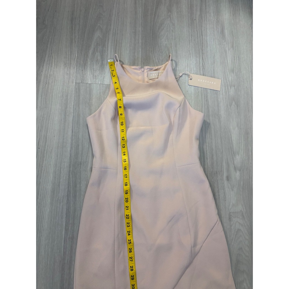 Keepsake The Label Maxi Dress Women Pink Halter Neck Tulip Wrap Size 6 NWT - Picture 5 of 16